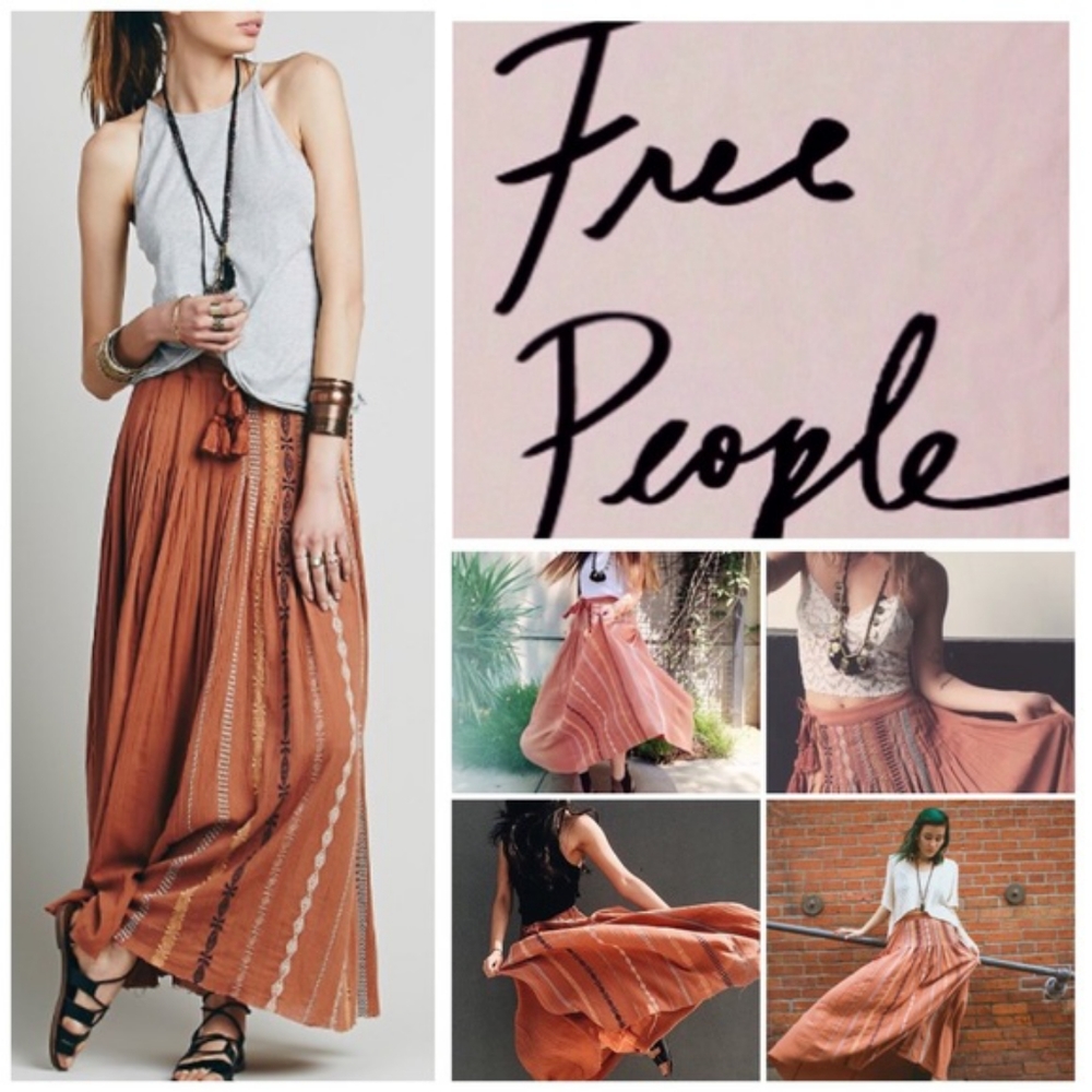 Free People FP One Kathna Maxi Skirt